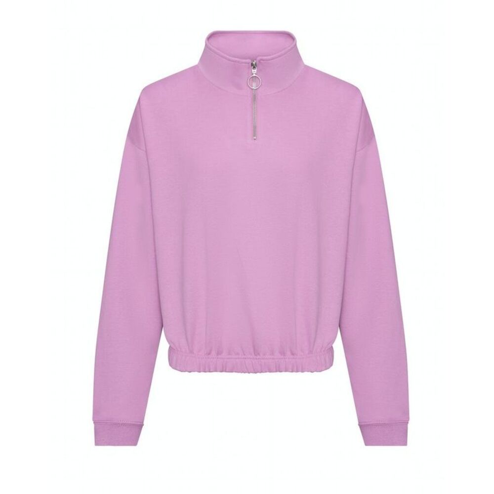 Awdis Womens/Ladies Cropped Sweatshirt / Lavender
